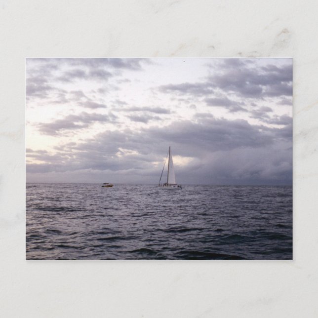 Postal Vela en Hawái II (Anverso)