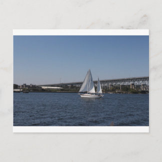 Postal Vela en la hermosa Groton CT