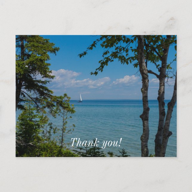 Postal Vela En Mackinac (Anverso)