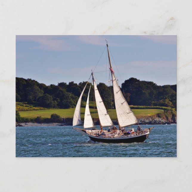 Postal Vela en Newport, Rhode Island, EE. UU. (Anverso)