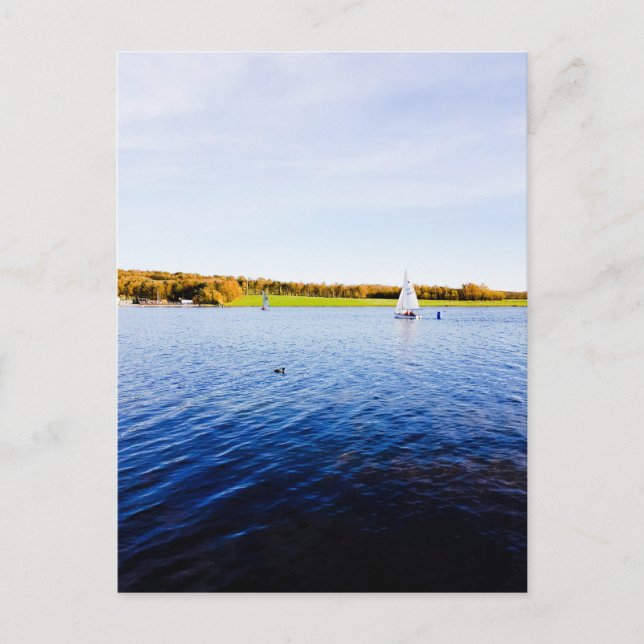 Postal Vela en Rother Valley (Anverso)