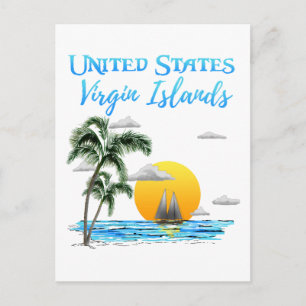 Postal Vela Islas Vírgenes de Estados Unidos