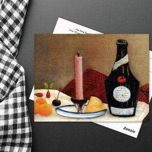 Postal Vela rosa Henri Rousseau sigue viva