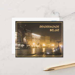 Postal Velada temblorosa en Dendermonde, Bélgica