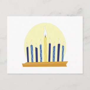 Postal Velas de Chanukah
