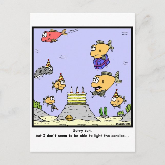 Postal Velas de cumpleaños (Anverso)