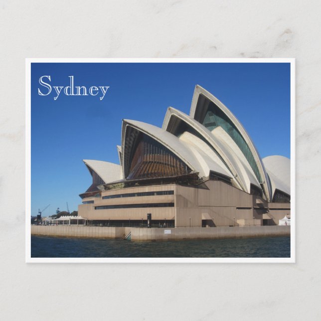 Postal velas de la ópera de sydney (Anverso)
