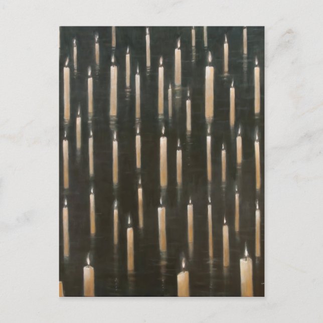 Postal Velas en el lago Udaipur India 2012 (Anverso)