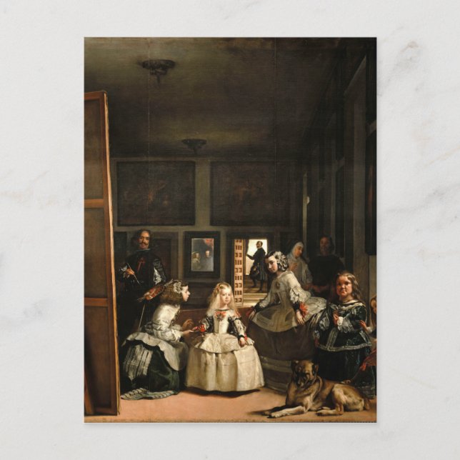 Postal VELAZQUEZ - Las Meninas 1656 (Anverso)