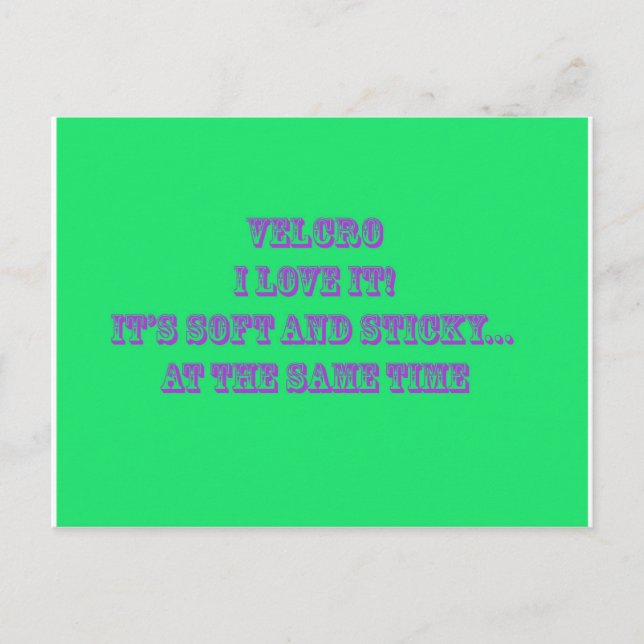Postal Velcro (Anverso)