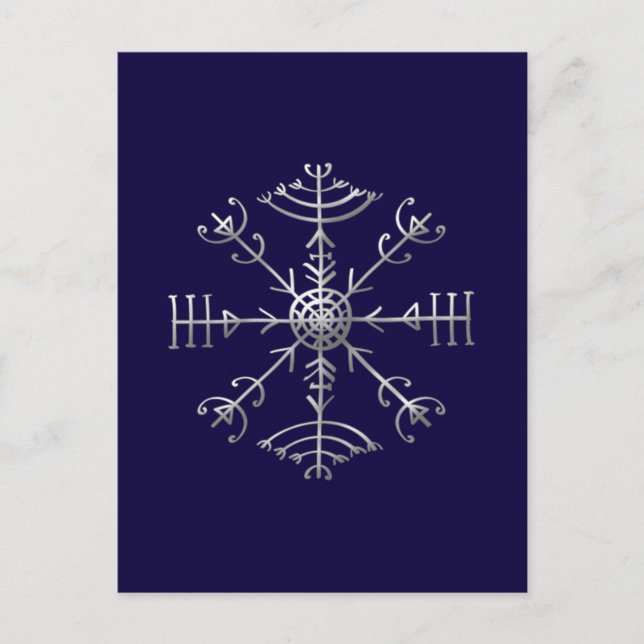 Postal Veldismagn, Islandia, protección, fuga, magia (Anverso)