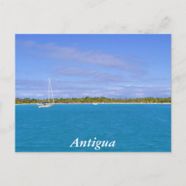Postal velero en Antigua