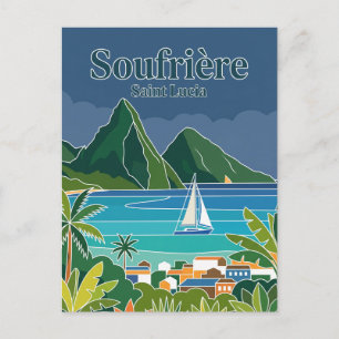 Postal Velero en Soufrière, Santa Lucía Santa Lucía