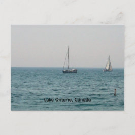 Postal Veleros en el lago Ontario