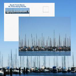 Postal Veleros en fila en San Petersburgo