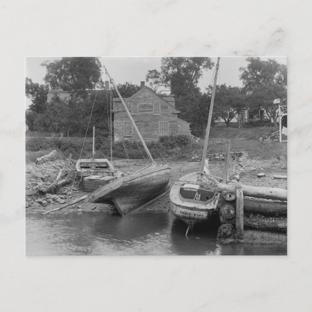 Postal Veleros en Kittery Point, 1900 (Anverso)