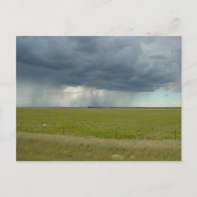 Postal Velo de lluvia (Anverso)