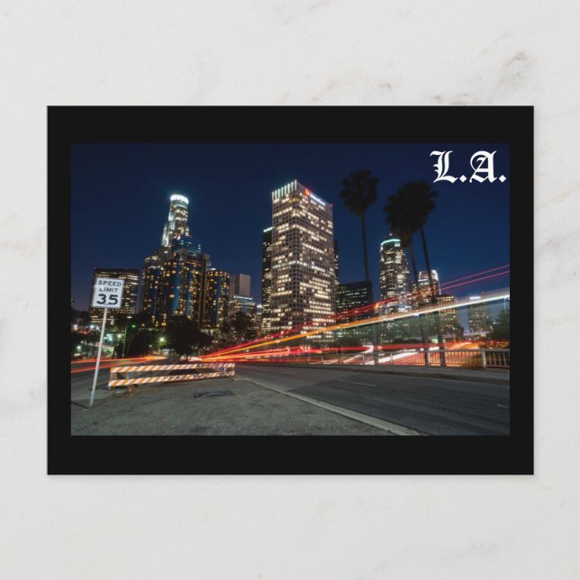 Postal Velocidad de L.A. (Anverso)