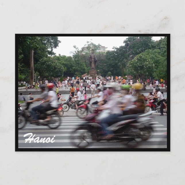 Postal velocidad de tráfico de hanoi (Anverso)