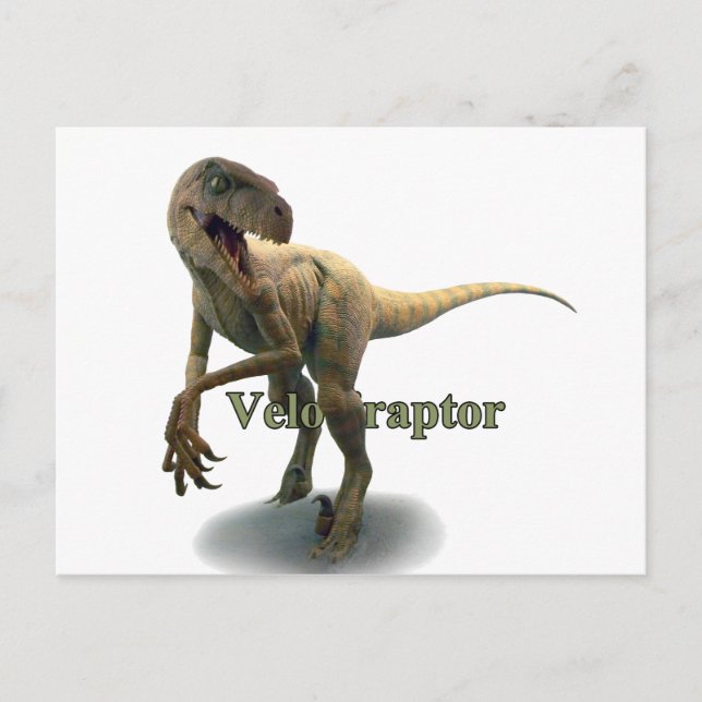 Postal Velociraptor (Anverso)