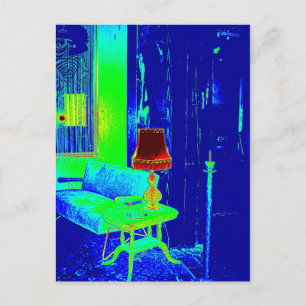 Postal Ven a mi casa...