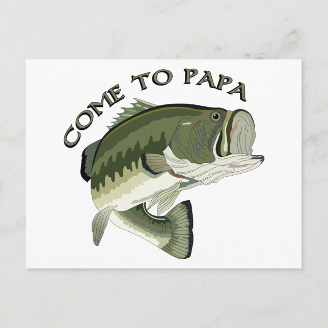 Postal Ven a papá (Anverso)