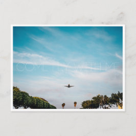Postal Ven A Volar Conmigo