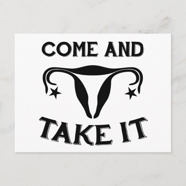 Postal Ven y tómalo (Anverso)