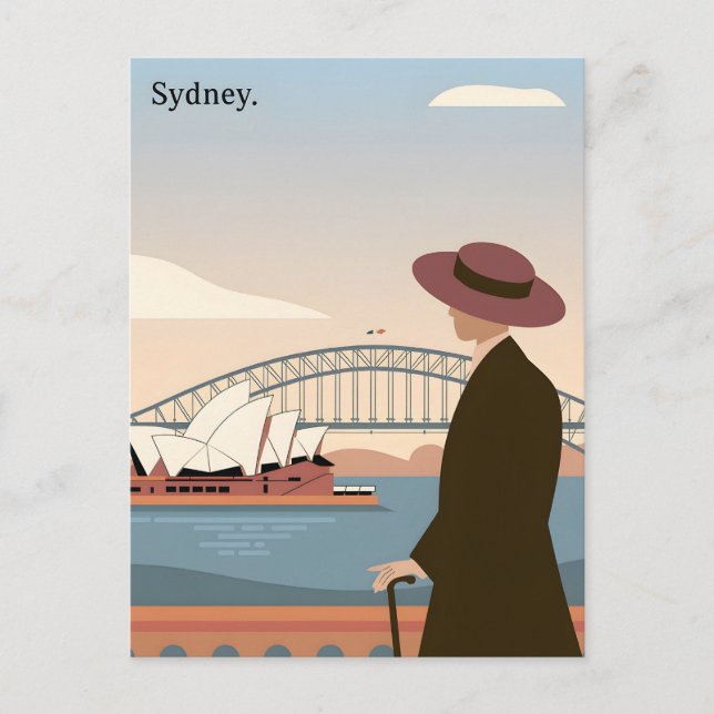 Postal Venado de Sydney (Anverso)