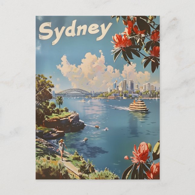 Postal Venado de Sydney (Anverso)