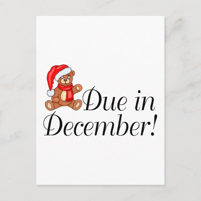 Postal Vencido En Diciembre (Anverso)