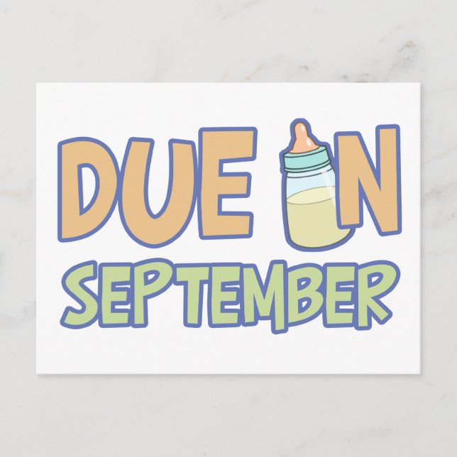 Postal Vencido En Septiembre (Anverso)