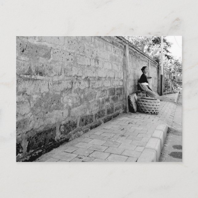 Postal Vendedor callejero (Anverso)