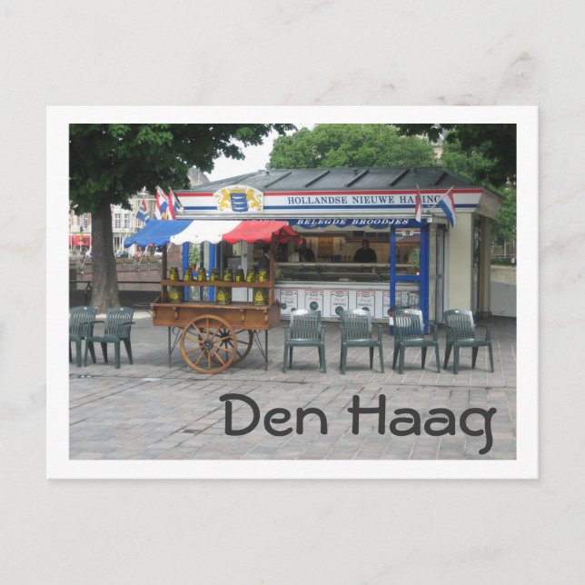 Postal Vendedor de arenques (Anverso)