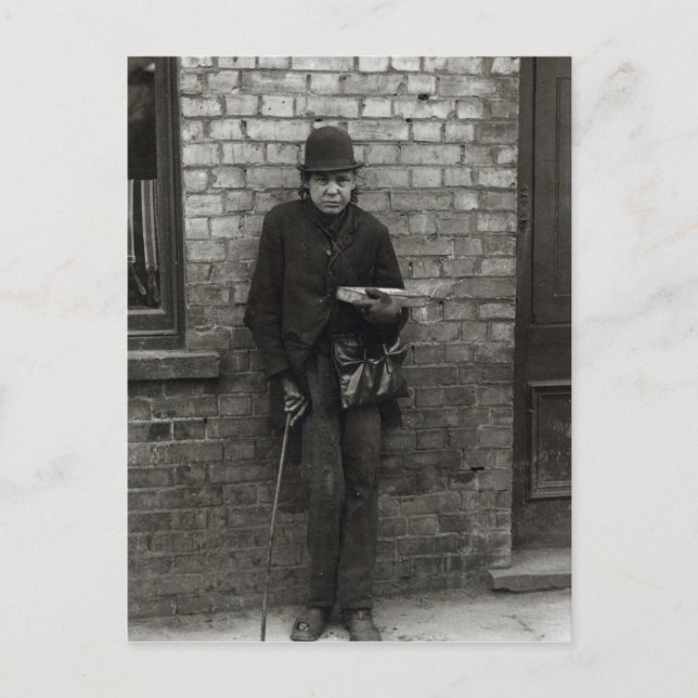 Postal Vendedor de coincidencias. c.1900 (Anverso)