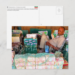 Postal Vendedor de divisas, Hargeisa, Somalilandia Viaje