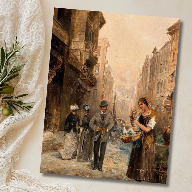 Postal Vendedor de flores - Emil Barbarini (Subido por el creador)