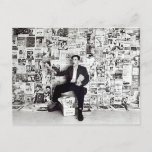 Postal Vendedor de periódicos, c.1960