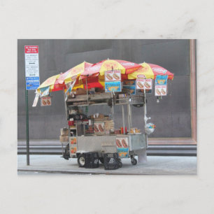 Postal Vendedor de perros calientes