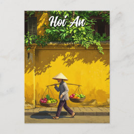 Postal Vendedor en viaje de Hoi An Vietnam