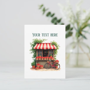Postal Vendedores de fresas divertidos personalizables