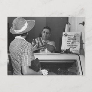 Postal Vender tu grasa - Vintage