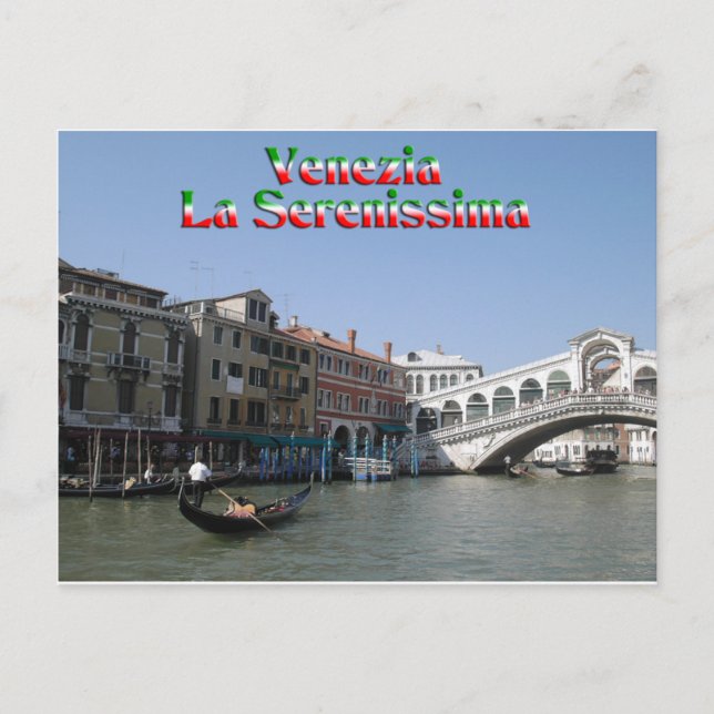 Postal Venecia (Anverso)