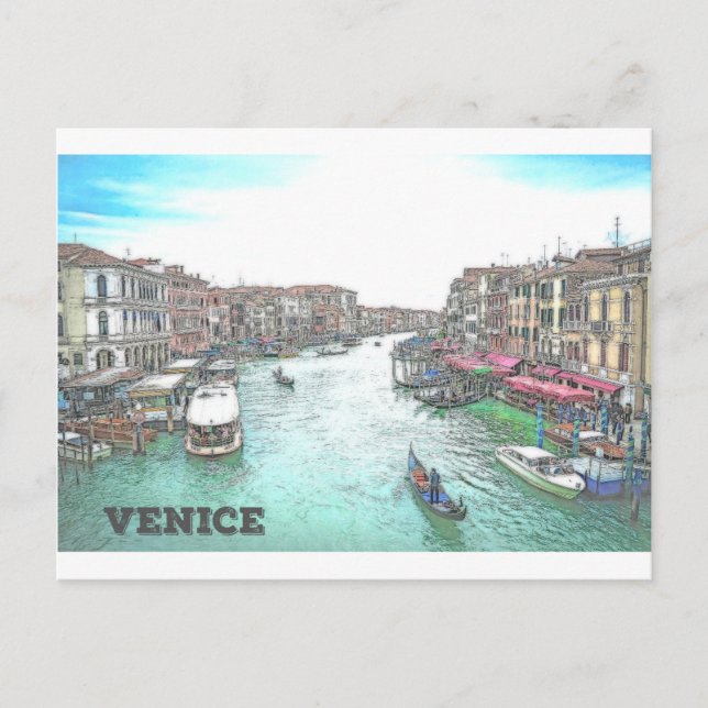 Postal Venecia (Anverso)