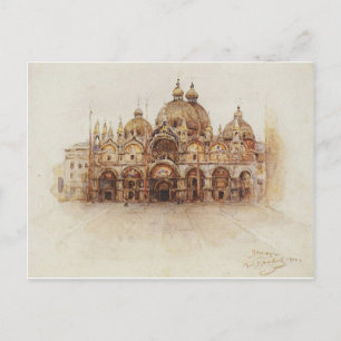 Postal Venecia. Basílica de San Marcos, por Vasily Suriko