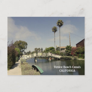 Postal Venecia Beach Canals Postcard!