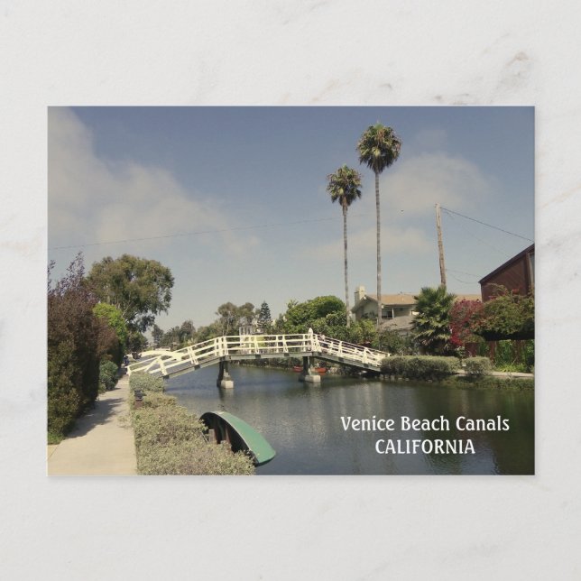 Postal Venecia Beach Canals Postcard! (Anverso)