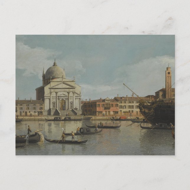Postal Venecia - Canaletto (Anverso)