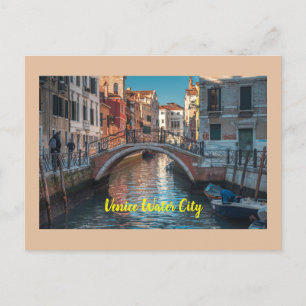 Postal Venecia Ciudad de Agua de Roma