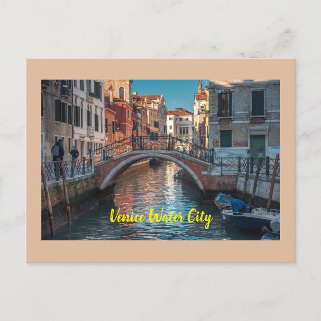 Postal Venecia Ciudad de Agua de Roma (Anverso)